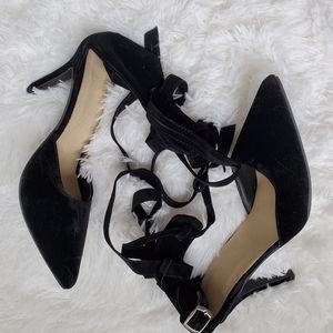 Black Ankle Strap Heels